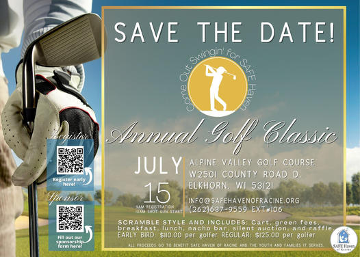 SAFE Haven Annual Golf Classic July 15 2022